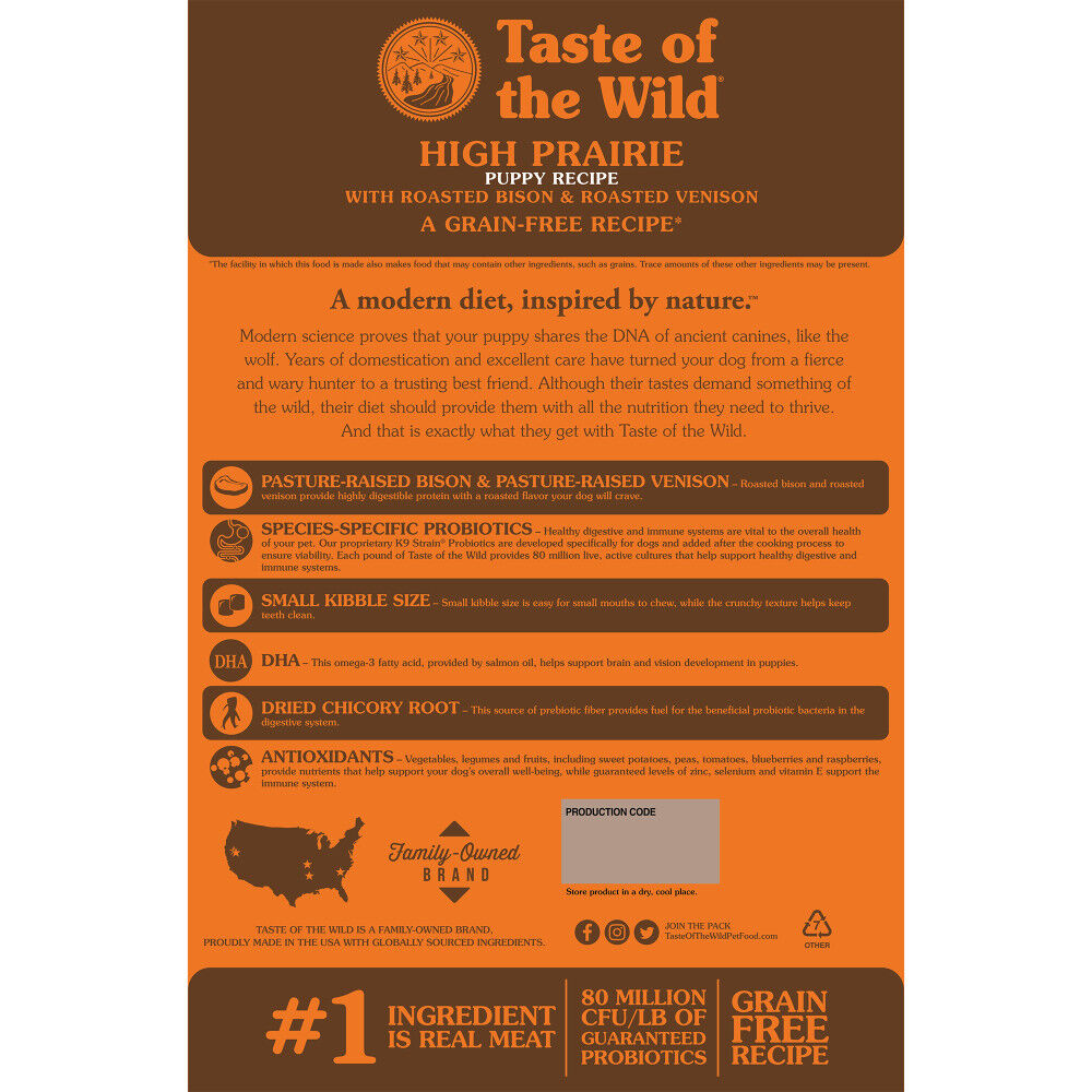 Taste of the wild grain free discount dry dog food