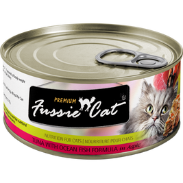 Fussie Cat Premium Canned Cat Food, Tuna & Ocean Fish