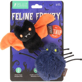 P.L.A.Y. Halloween Feline Frenzy Cat Toys, Creepy Critters, 2-pack