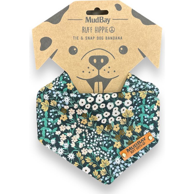 Mud Bay Dog & Cat Bandana, Flower Field image number null