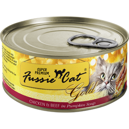 Fussie Cat Super Premium Canned Cat Food, Chicken & Beef