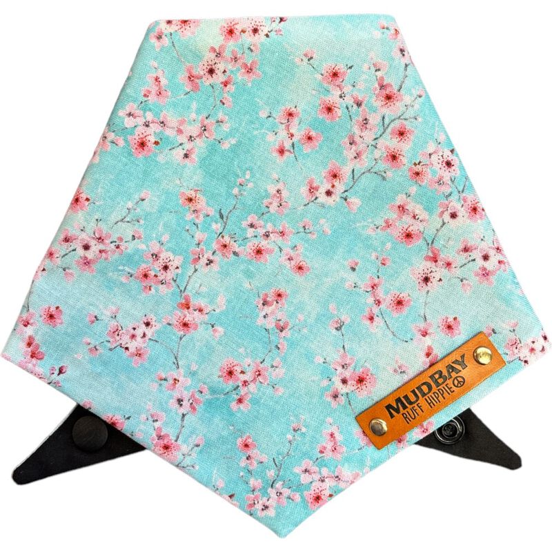 Mud Bay Dog & Cat Bandana, Cherry Blossoms image number null