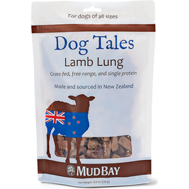 Mud Bay Dog Tales Dog Treats, Lamb Lung, 4-oz