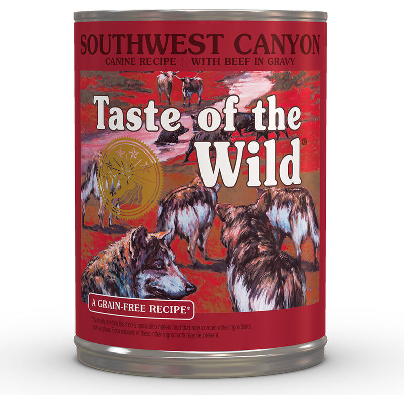 Taste of the Wild Grain-Free Canned Dog Food, Southwest Canyon, 13.2-oz image number null