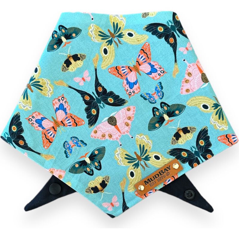 Mud Bay Dog & Cat Bandana, Butterflies image number null