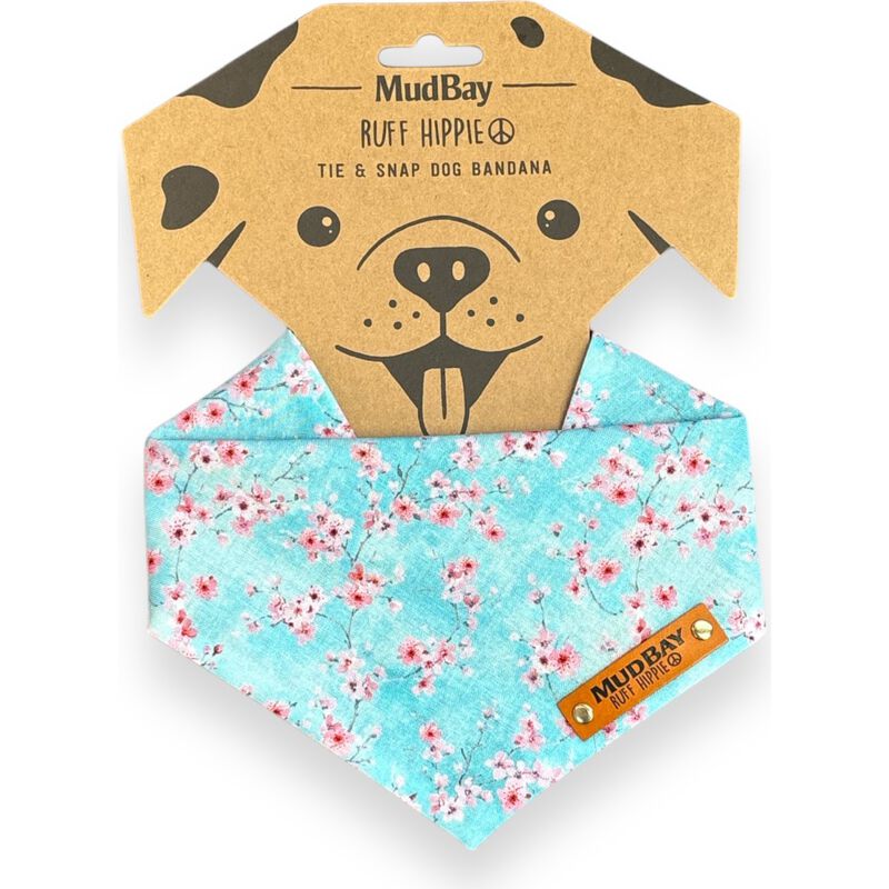 Mud Bay Dog & Cat Bandana, Cherry Blossoms image number null