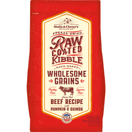 Stella & Chewy's Raw Coated Wholesome Grains Dry Dog Food, Beef