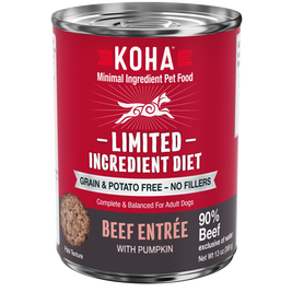 Koha Limited Ingredient Diet Canned Dog Food, Beef