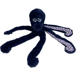 Petlou Octopus Dog Toy, Navy Blue, 16-in