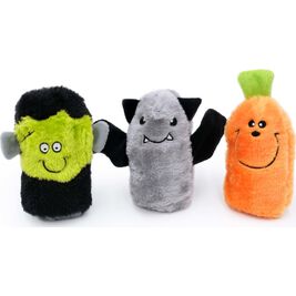 ZippyPaws Halloween Squeakie Buddies Dog Toys, Assorted