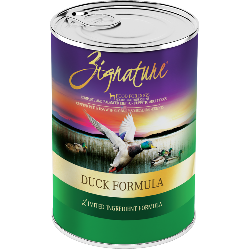 Zignature Limited Ingredient Canned Dog Food, Duck, 13-oz image number null