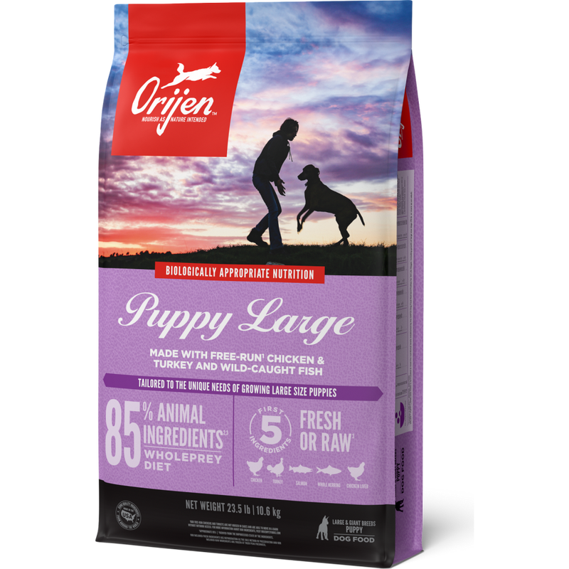 Orijen Grain-Free Dry Dog Food, Puppy Large, 23.5-lb image number null