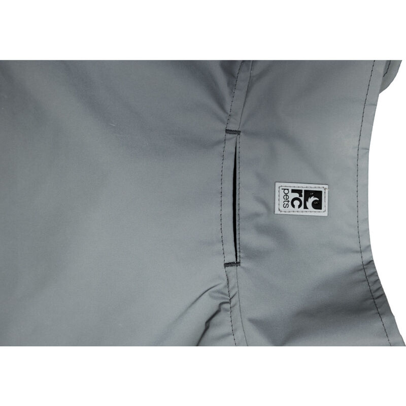 RC Pets Starling Reflective Dog Rain Jacket, Silver, X-Small image number null