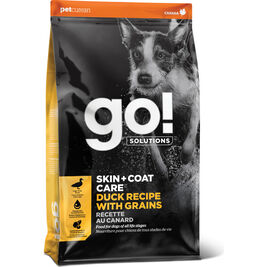 Go! Solutions Skin + Coat Care Dry Dog Food, Duck & Grains