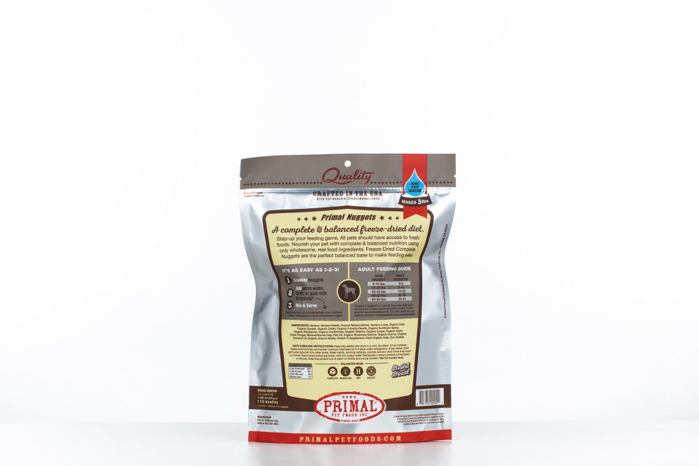 Primal venison clearance freeze dried