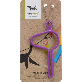 DooLoop Dog Waste Bag Holder, Purple