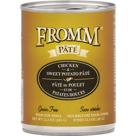 Fromm Pate Canned Dog Food, Chicken & Sweet Potato