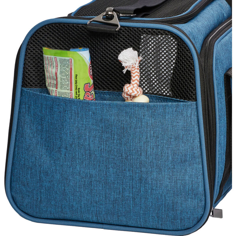 MidWest Duffy Expandable Pet Carrier, Blue image number null