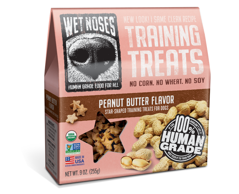 Wet Noses Little Stars Dog Training Treats, Peanut Butter, 9-oz image number null