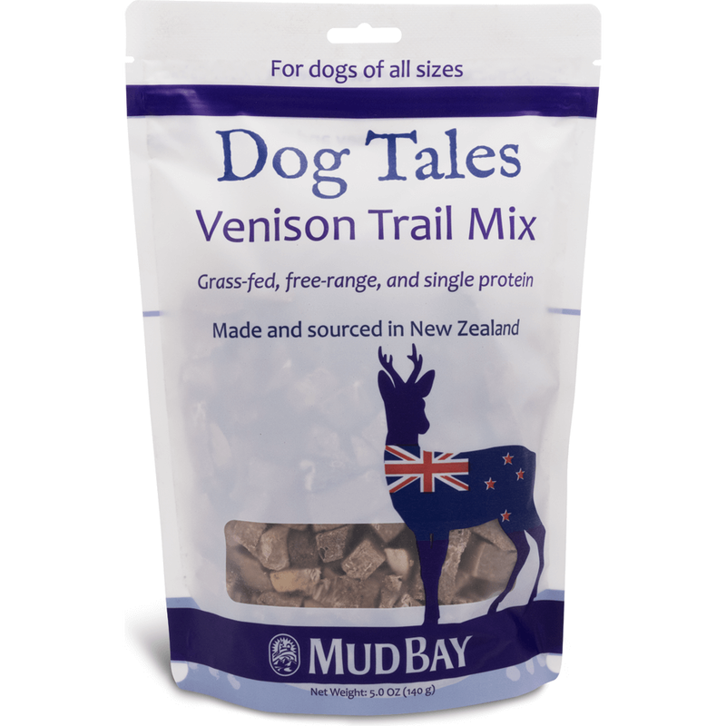 Mud Bay Dog Tales Dog Treats, Venison Trail Mix, 5-oz image number null