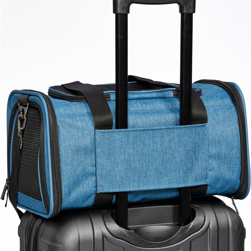 MidWest Duffy Expandable Pet Carrier, Blue image number null