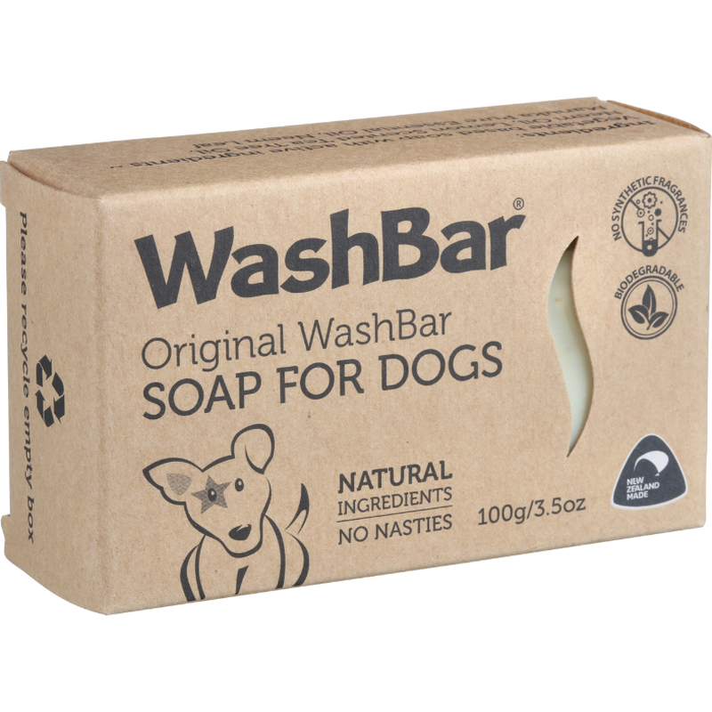 WashBar Dog Shampoo Bar, Original, 3.5-oz image number null