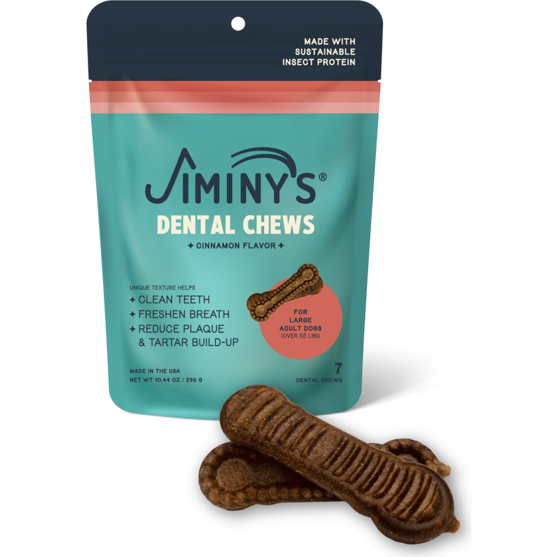 Jiminy's Dog Dental Treats, Cinnamon image number null