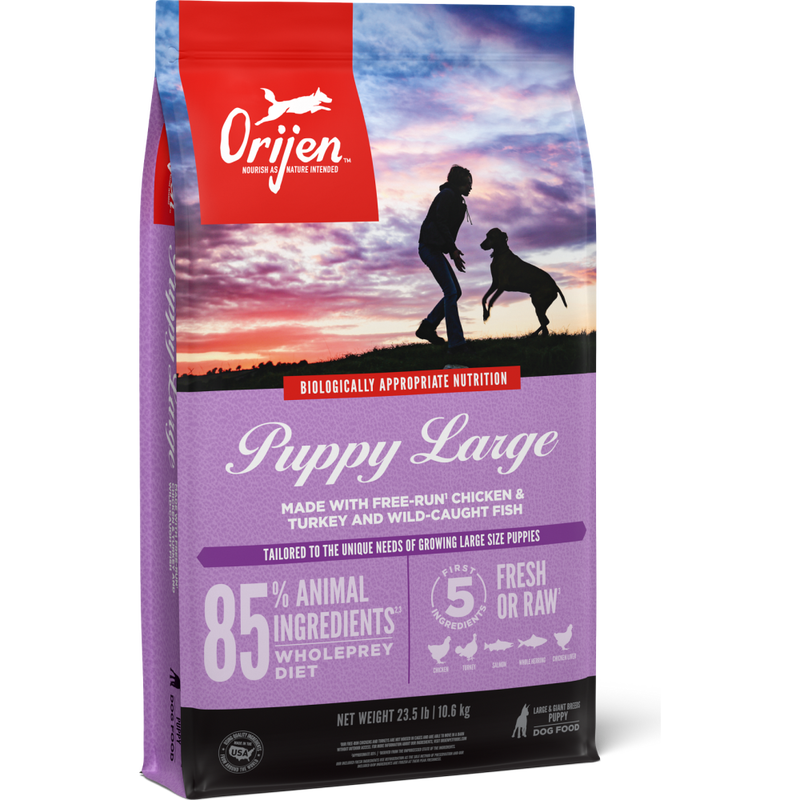 Orijen Grain-Free Dry Dog Food, Puppy Large, 23.5-lb image number null