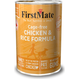 FirstMate Grain Friendly Canned Dog Food, Chicken & Rice