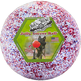 Mud Bay Soccer Ball Dog Toy, Red White & Blue, 8-in