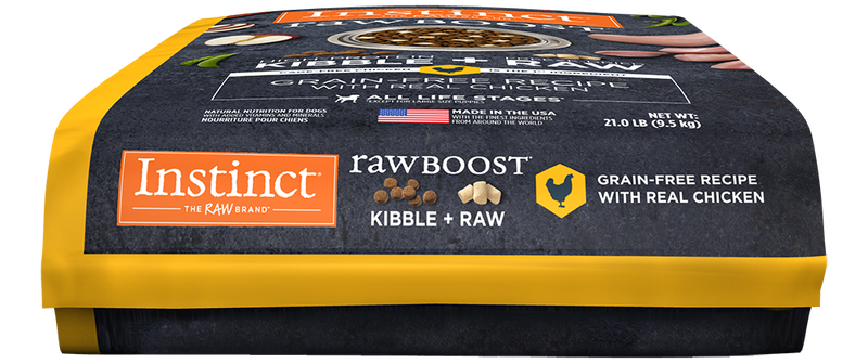 Instinct Raw Boost Puppy Grain Free Recipe with Real Chicken Natural Dry  Dog Food, 10 lbs.