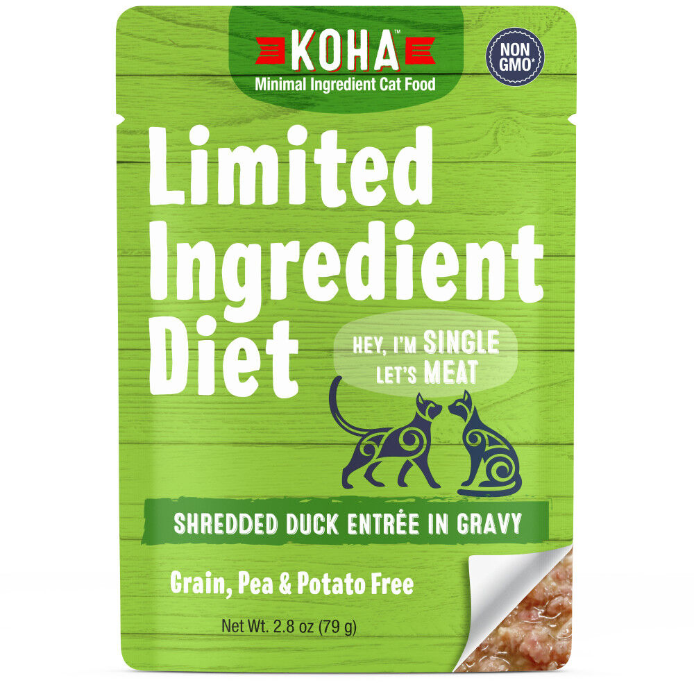 Mud Bay Buy Koha Cat Limited Ingredient Shredded Duck Entree in