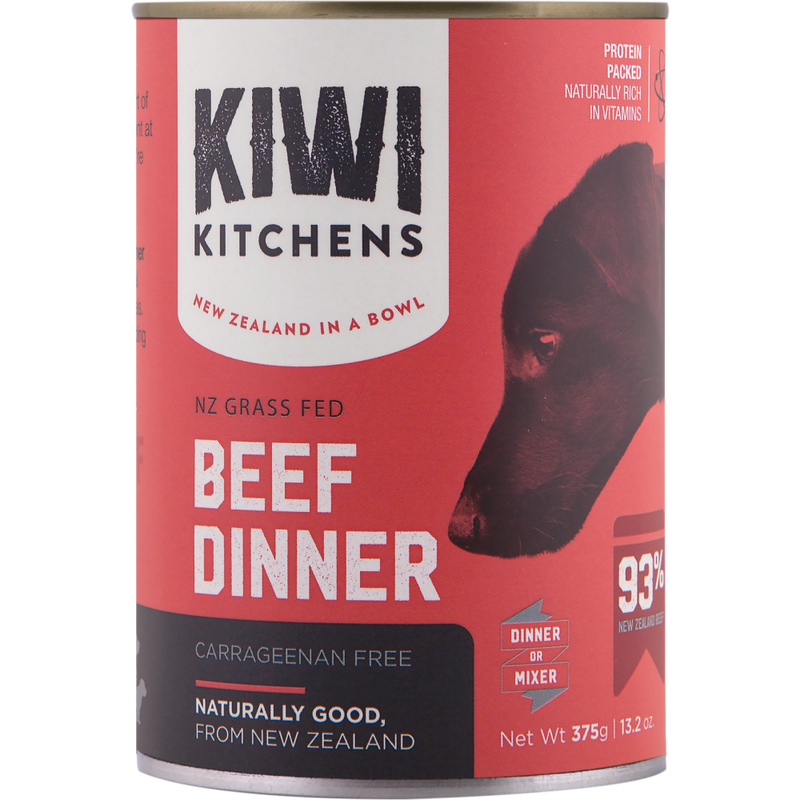 Kiwi Kitchens Canned Dog Food, Beef image number null