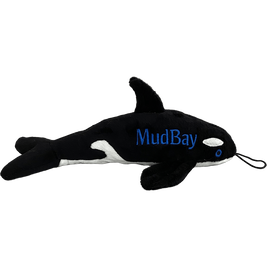 Mud Bay Plush Dog Toy, Baby Orca, Small