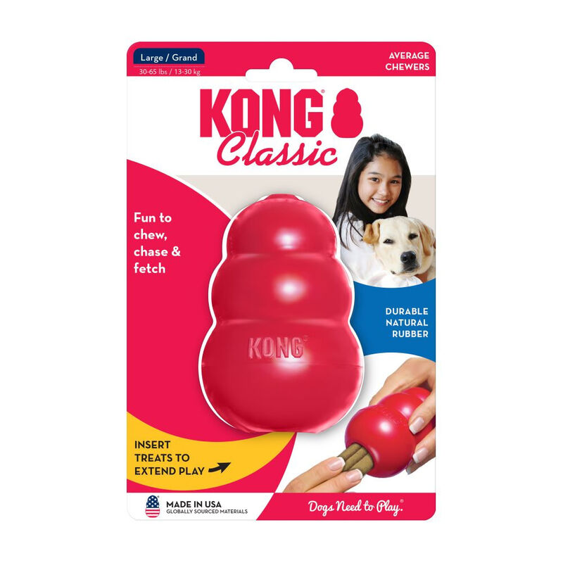 KONG Wobbler Treat Puzzle Dog Toy Red Large - Northwest Pets