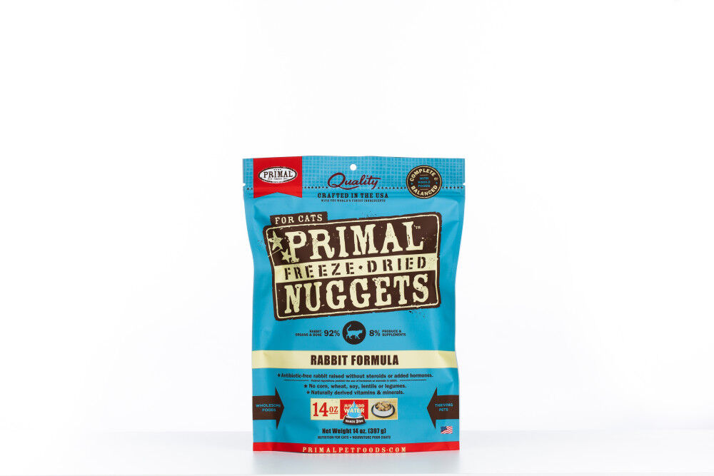 Mud Bay Buy Primal Raw Freeze Dried Cat Food Nuggets Rabbit