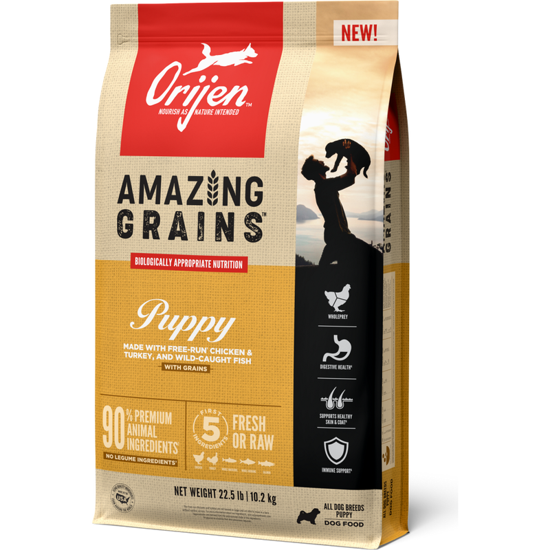 Orijen Amazing Grains Dry Dog Food, Puppy image number null