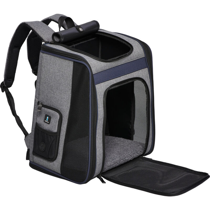 MidWest Day Tripper Pet Backpack, Gray image number null