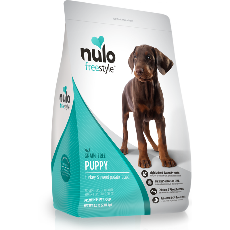 Nulo Freestyle Grain-Free Dry Dog Food, Puppy, Turkey & Sweet Potato image number null