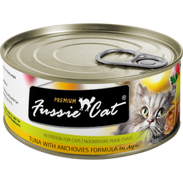 Fussie Cat Premium Canned Cat Food, Tuna & Anchovies