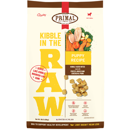 Primal Kibble in the Raw Freeze-Dried Dog Food, Puppy, Chicken