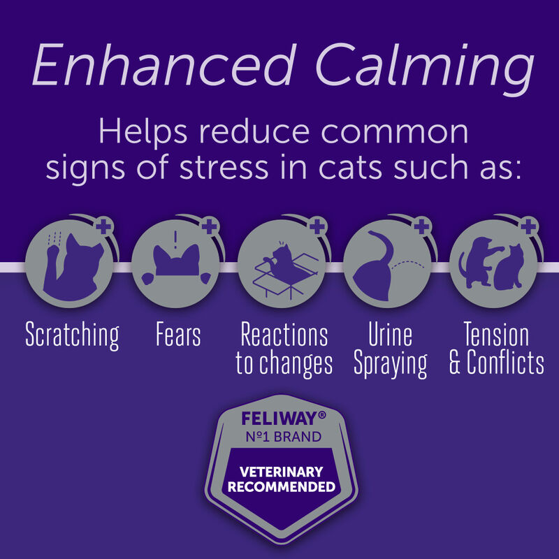 Feliway Optimum Calming Cat Pheromones, Refill image number null