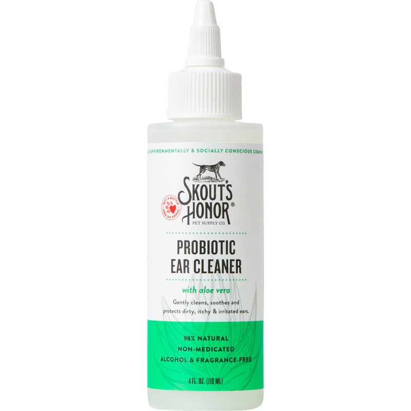 Skout's Honor Probiotic Pet Ear Cleaner, 4-oz image number null