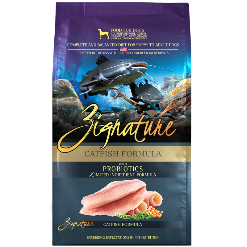 Mud Bay Buy Zignature Limited Ingredient Dry Dog Food Catfish