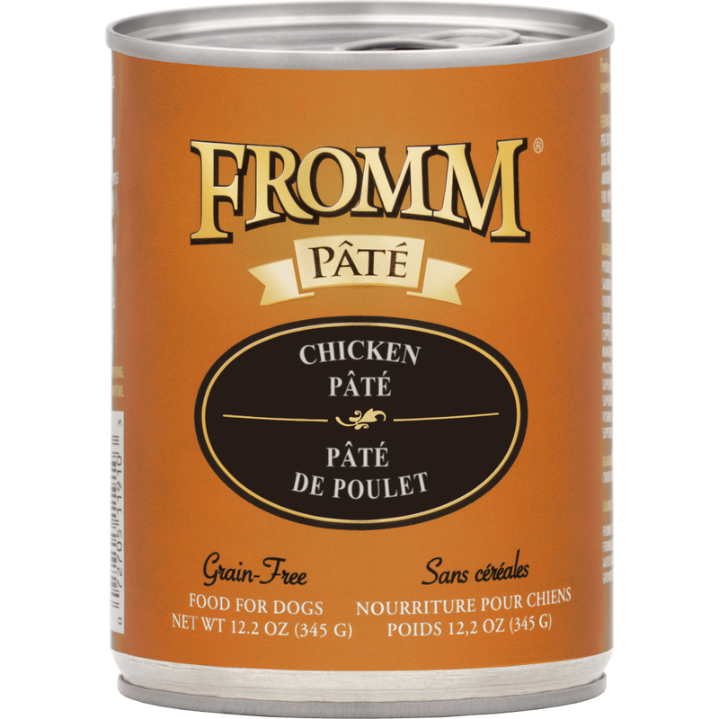 Fromm Pate Canned Dog Food, Chicken, 12.2-oz image number null