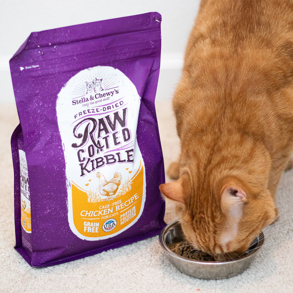 Mud Bay Buy Stella Chewy s Raw Coated Dry Cat Food Chicken 5