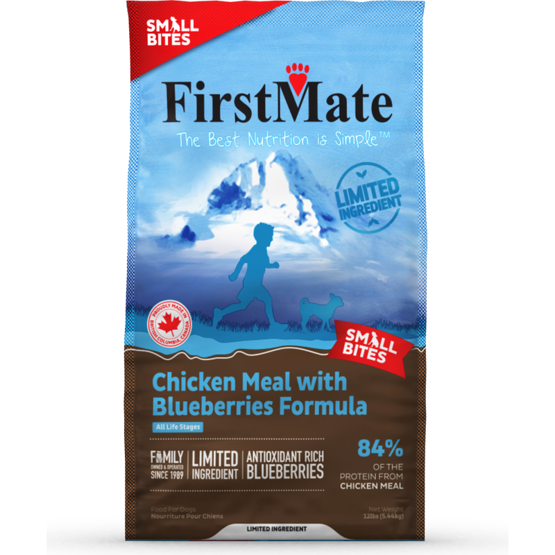 FirstMate Grain-Free Dry Dog Food, Small Bites, Chicken image number null