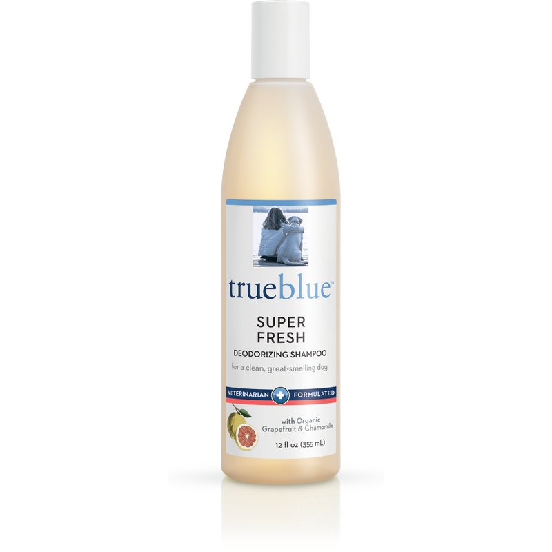 TrueBlue Super Fresh Deodorizing Dog Shampoo, Grapefruit, 12-oz image number null