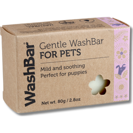 WashBar Dog Shampoo Bar, Gentle, 2.8-oz