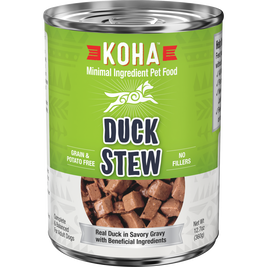 Koha Minimal Ingredient Stew Canned Dog Food, Duck